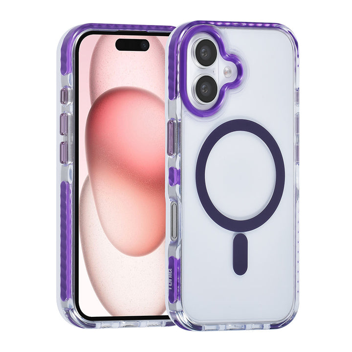 TUNIQ iPhone 16 Backcover hoesje neck cord -TPU+PC - Paars-Hoesjes-Ilumina Benelux