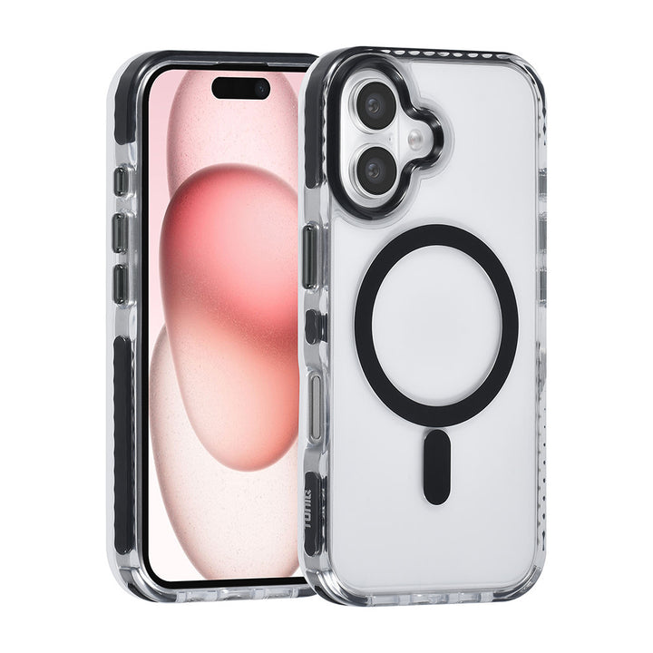 TUNIQ iPhone 16 Backcover hoesje neck cord -TPU+PC - Zwart-Hoesjes-Ilumina Benelux