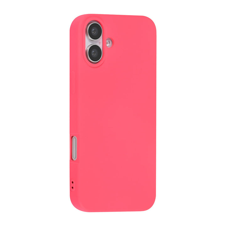 TUNIQ iPhone 16 Plus Backcover hoesje - Felroze-Hoesjes-Ilumina Benelux