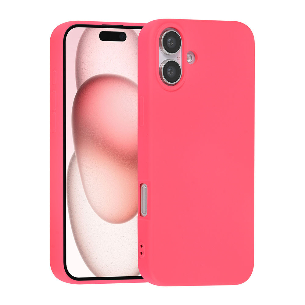 TUNIQ iPhone 16 Plus Backcover hoesje - Felroze-Hoesjes-Ilumina Benelux
