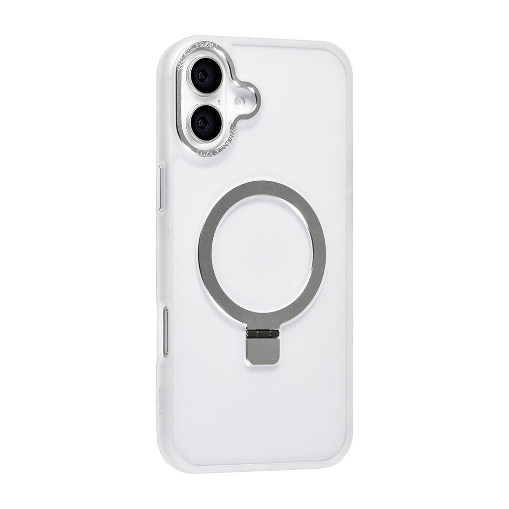 TUNIQ iPhone 16 Plus Backcover hoesje - Magsafe - Ringstand - Wit-Hoesjes-Ilumina Benelux