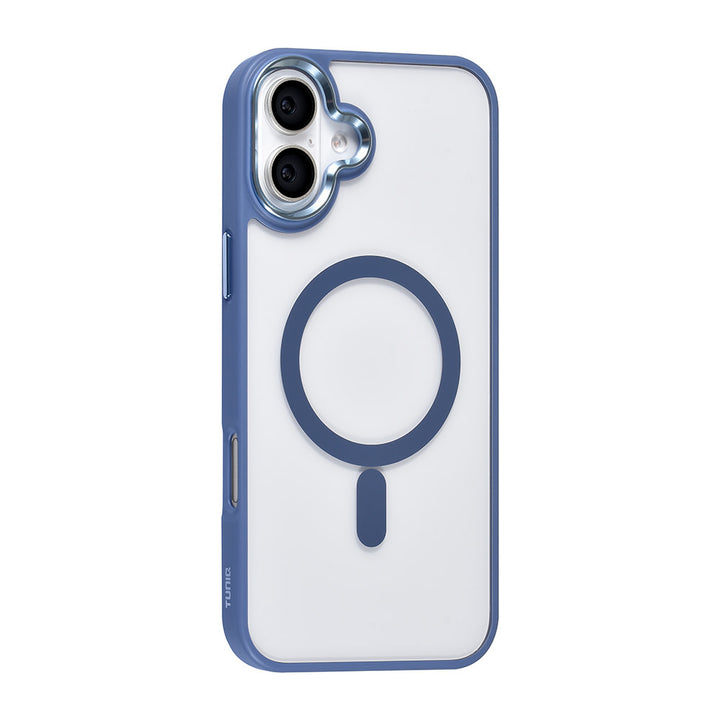 TUNIQ iPhone 16 Plus Backcover hoesje - Magsafe - Silicone - Blauw-Hoesjes-Ilumina Benelux