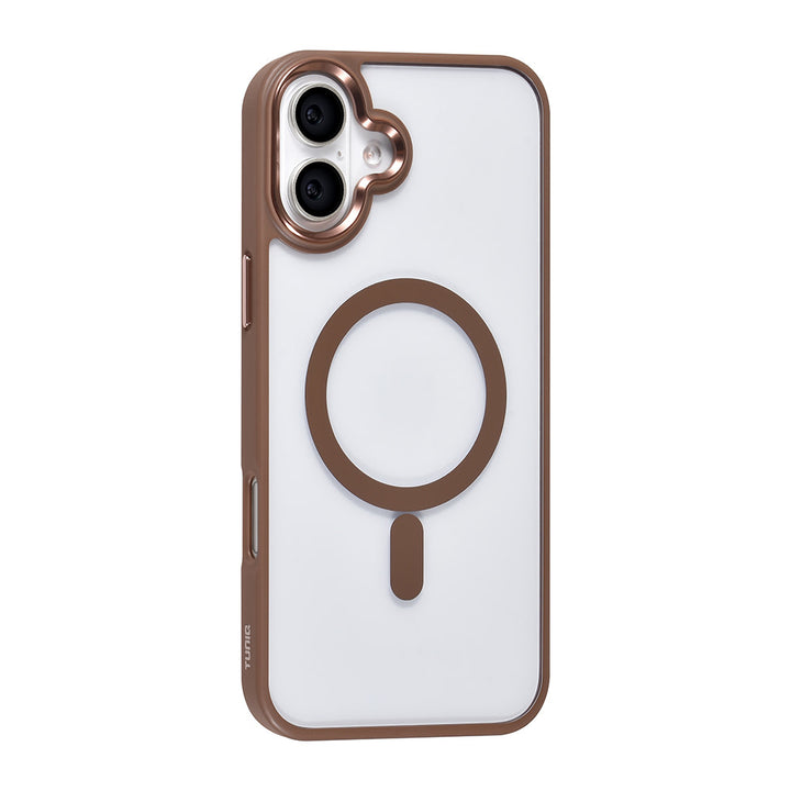 TUNIQ iPhone 16 Plus Backcover hoesje - Magsafe - Silicone - Goud-Hoesjes-Ilumina Benelux