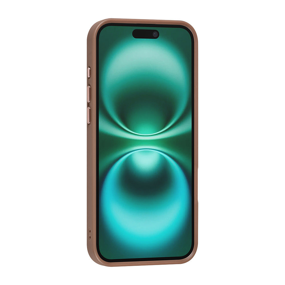 TUNIQ iPhone 16 Plus Backcover hoesje - Magsafe - Silicone - Goud-Hoesjes-Ilumina Benelux