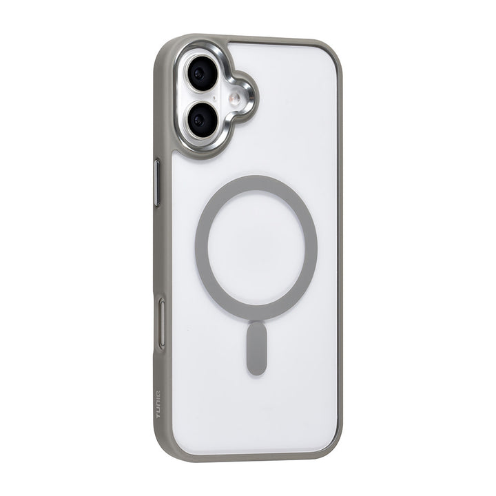 TUNIQ iPhone 16 Plus Backcover hoesje - Magsafe - Silicone - Grijs-Hoesjes-Ilumina Benelux