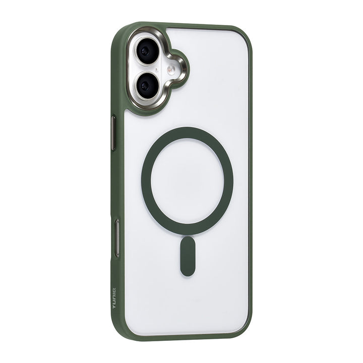 TUNIQ iPhone 16 Plus Backcover hoesje - Magsafe - Silicone - Groen-Hoesjes-Ilumina Benelux