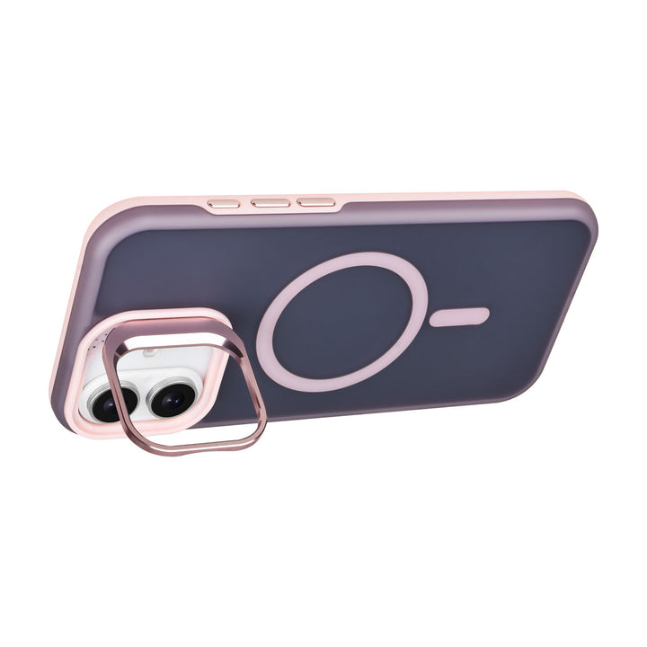 TUNIQ iPhone 16 Plus Backcover hoesje - Magsafe - With Camera Stand - Roze-Hoesjes-Ilumina Benelux