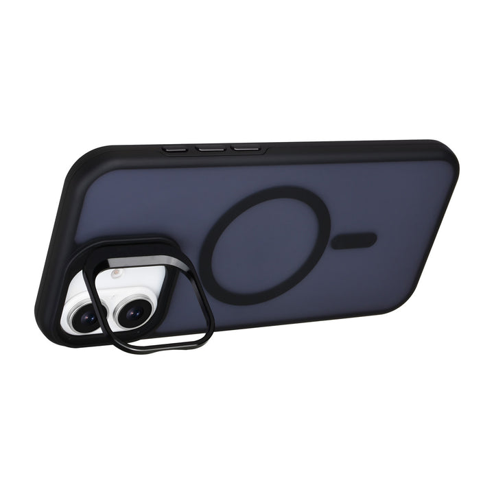 TUNIQ iPhone 16 Plus Backcover hoesje - Magsafe - With Camera Stand - Zwart-Hoesjes-Ilumina Benelux