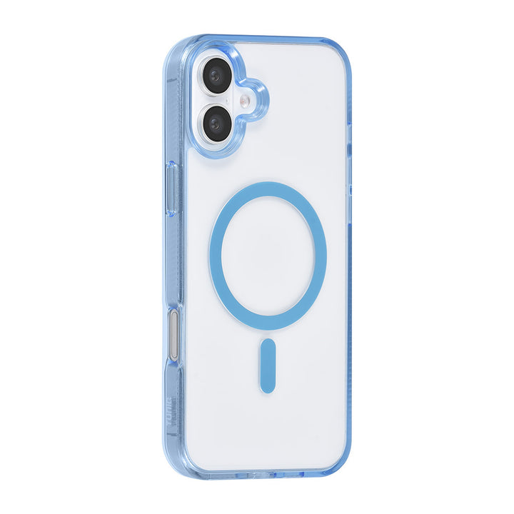 TUNIQ iPhone 16 Plus Backcover hoesje Magsafe silicone - Blauw-Hoesjes-Ilumina Benelux