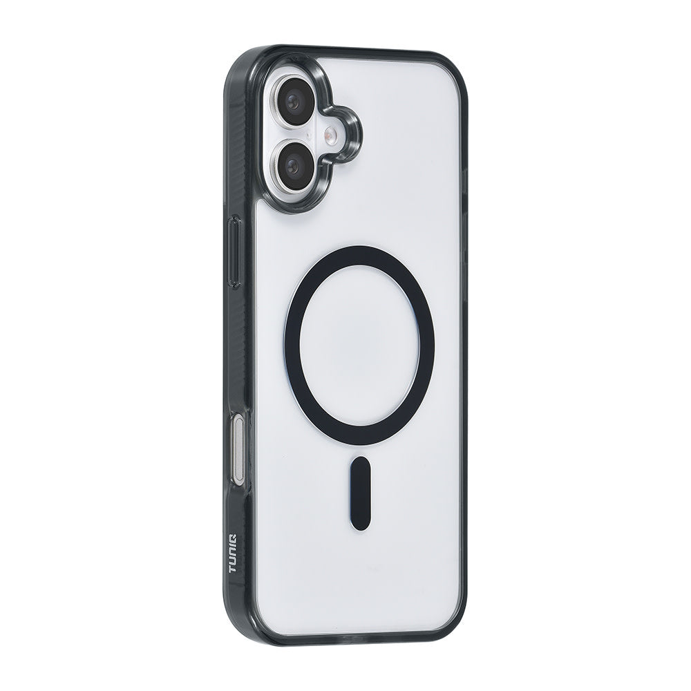 TUNIQ iPhone 16 Plus Backcover hoesje Magsafe silicone - Zwart-Hoesjes-Ilumina Benelux