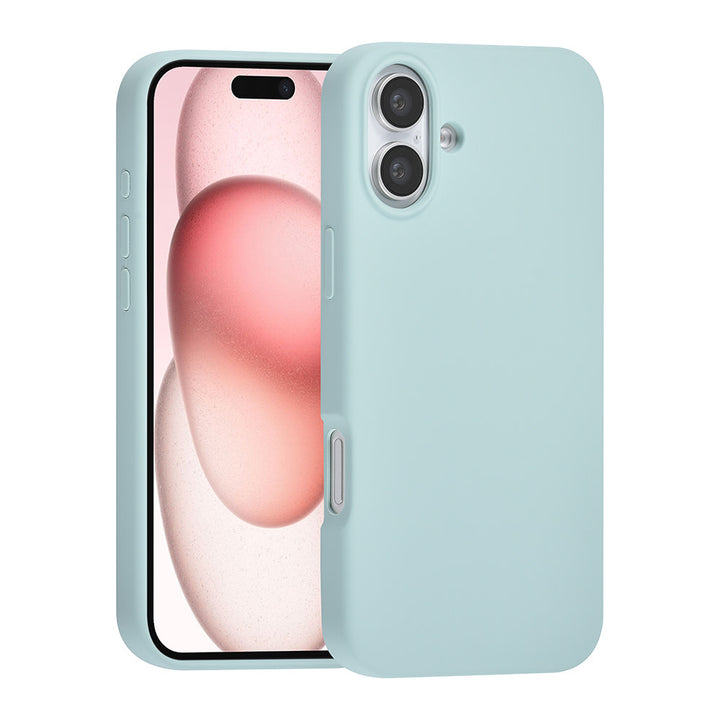 TUNIQ iPhone 16 Plus Backcover hoesje Premium Liquid silicone - LichtBlauw-Hoesjes-Ilumina Benelux