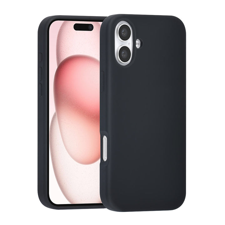 TUNIQ iPhone 16 Plus Backcover hoesje - Premium Liquid silicone - Zwart-Hoesjes-Ilumina Benelux