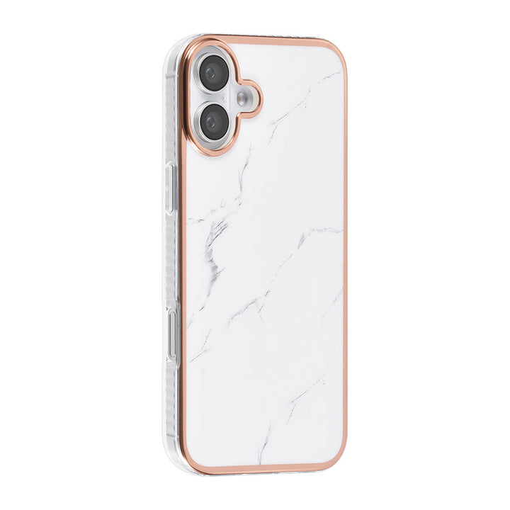 TUNIQ iPhone 16 Plus Backcover hoesje Silicone - Marble-Hoesjes-Ilumina Benelux