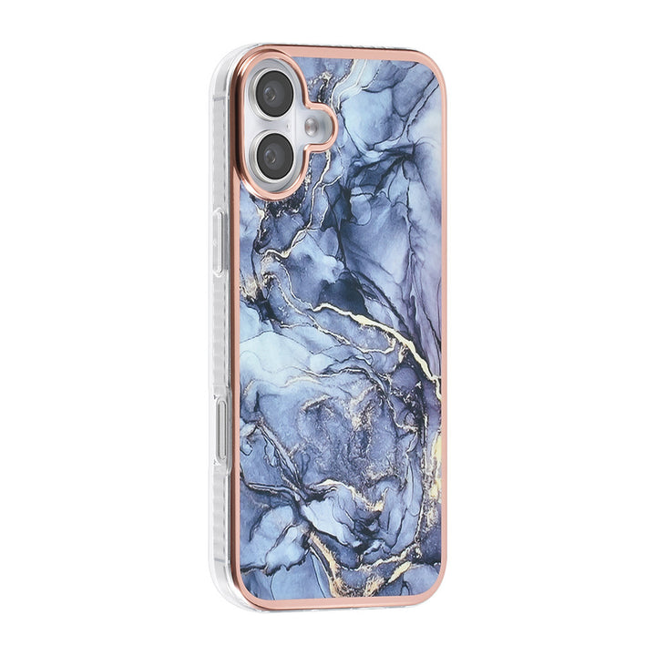 TUNIQ iPhone 16 Plus Backcover hoesje Silicone - Marble Grey-Hoesjes-Ilumina Benelux