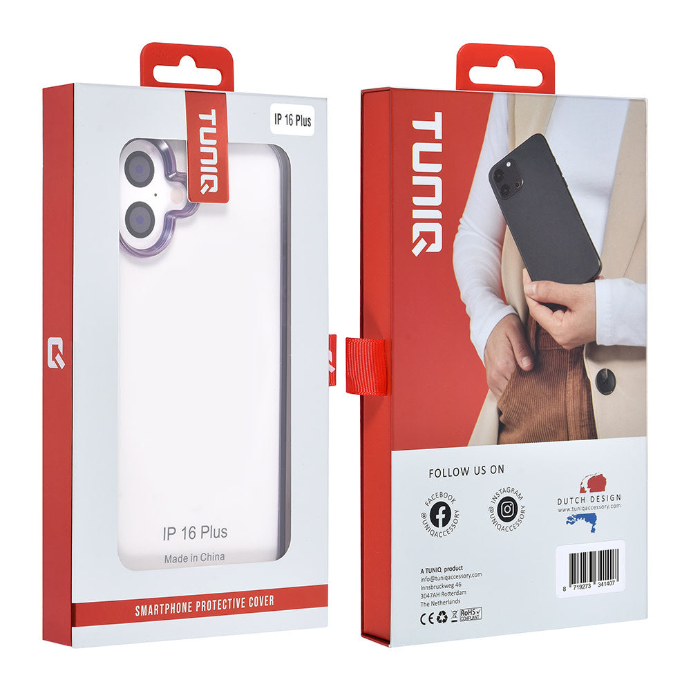 TUNIQ iPhone 16 Plus Backcover hoesje Silicone - Paars-Hoesjes-Ilumina Benelux