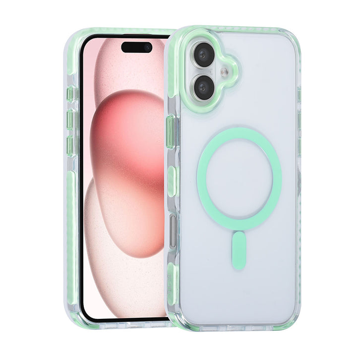 TUNIQ iPhone 16 Plus Backcover hoesje neck cord -TPU+PC - Groen-Hoesjes-Ilumina Benelux