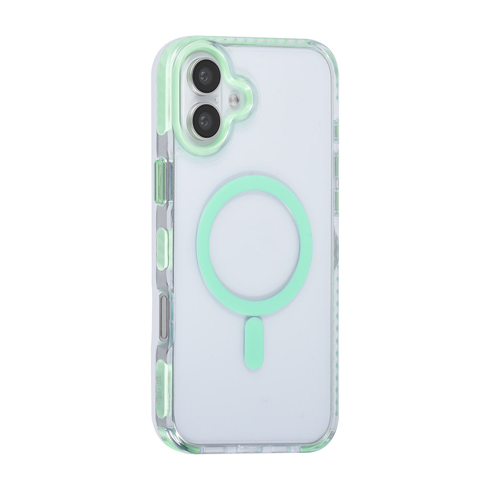 TUNIQ iPhone 16 Plus Backcover hoesje neck cord -TPU+PC - Groen-Hoesjes-Ilumina Benelux