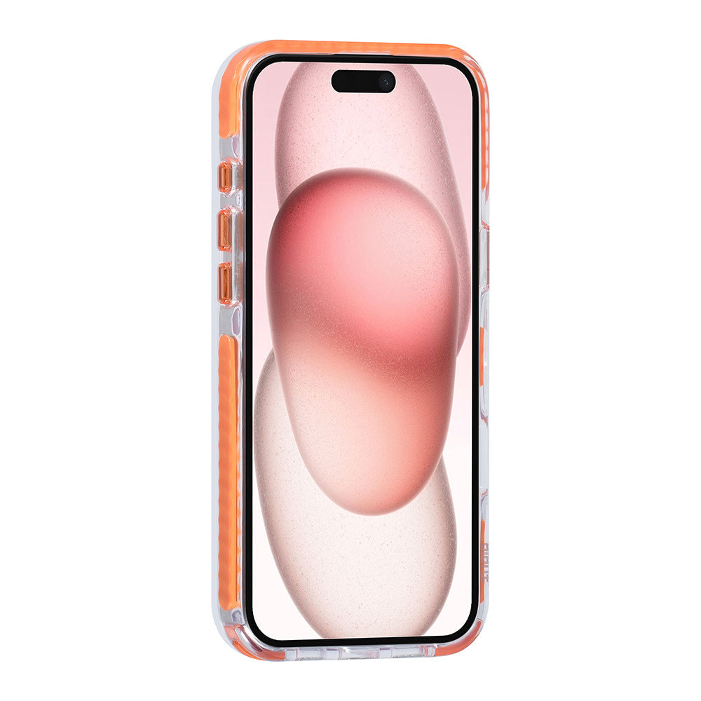TUNIQ iPhone 16 Plus Backcover hoesje neck cord -TPU+PC - Oranje-Hoesjes-Ilumina Benelux