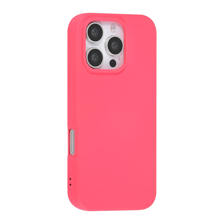 TUNIQ iPhone 16 Pro Backcover hoesje - Felroze-Hoesjes-Ilumina Benelux