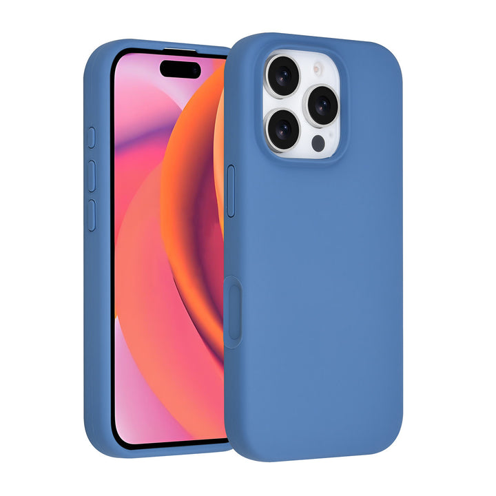 TUNIQ iPhone 16 Pro Backcover hoesje - Full Silicone - Blauw-Hoesjes-Ilumina Benelux