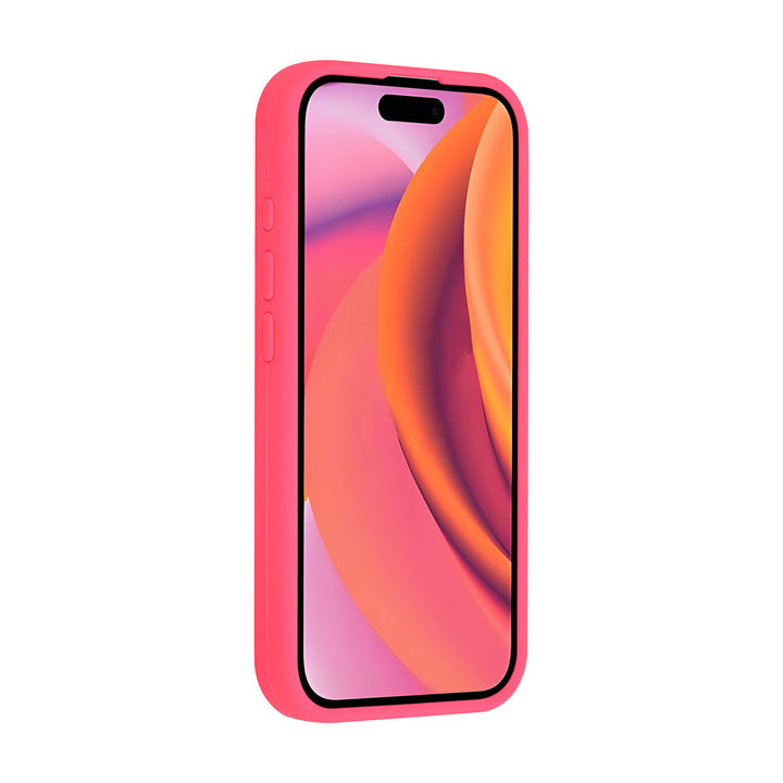 TUNIQ iPhone 16 Pro Backcover hoesje - Magsafe - Full Silicone - Felroze-Hoesjes-Ilumina Benelux