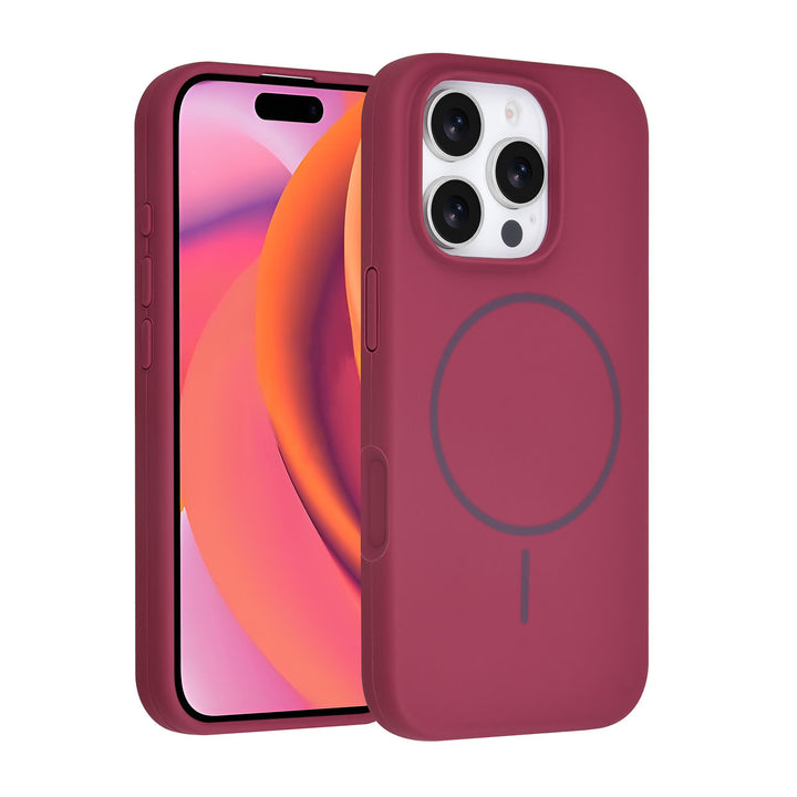 TUNIQ iPhone 16 Pro Backcover hoesje - Magsafe - Full Silicone - Paars-Hoesjes-Ilumina Benelux