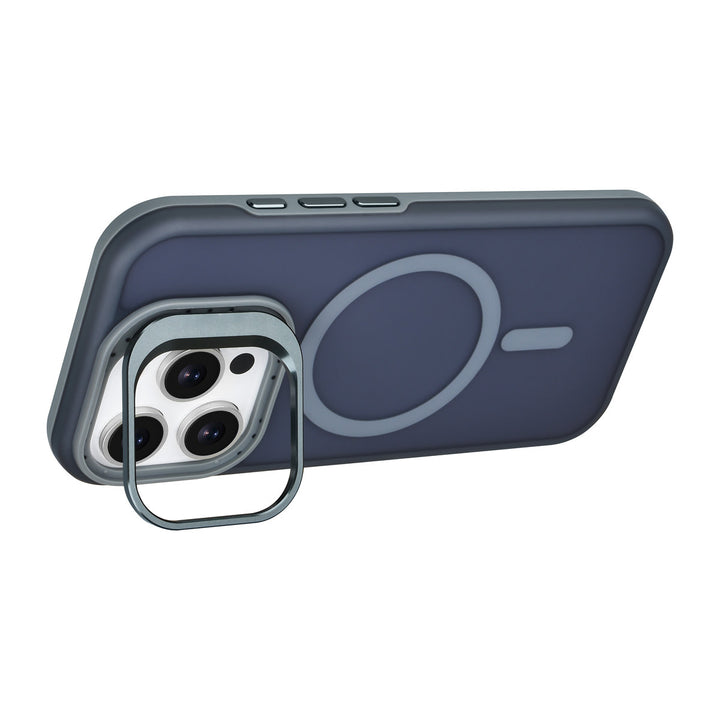 TUNIQ iPhone 16 Pro Backcover hoesje - Magsafe - With Camera Stand - Grijs-Hoesjes-Ilumina Benelux
