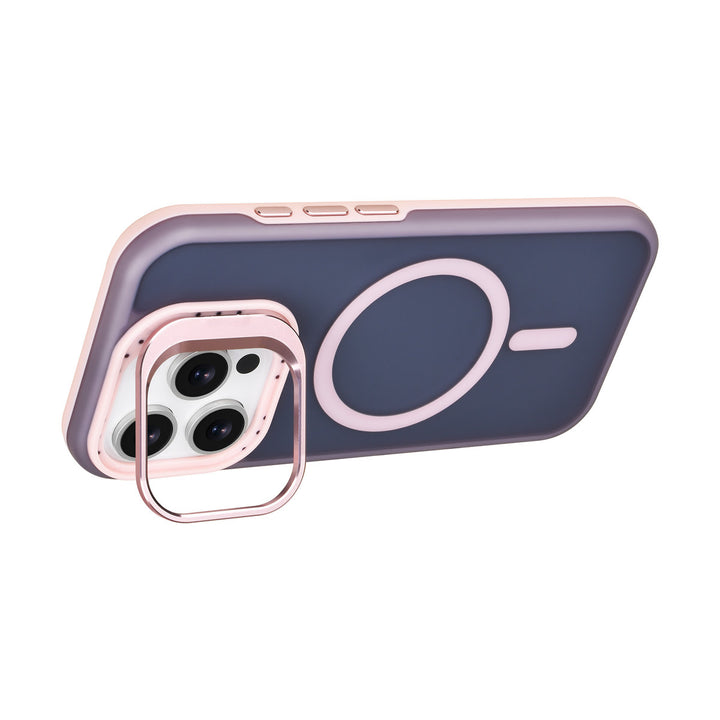 TUNIQ iPhone 16 Pro Backcover hoesje - Magsafe - With Camera Stand - Roze-Hoesjes-Ilumina Benelux