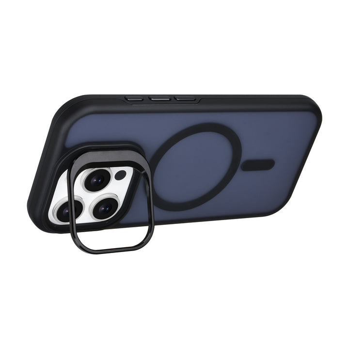 TUNIQ iPhone 16 Pro Backcover hoesje - Magsafe - With Camera Stand - Zwart-Hoesjes-Ilumina Benelux