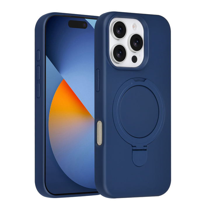TUNIQ iPhone 16 Pro Backcover hoesje - Magsafe With Ring Stand - Hanger - Navy Blue-Hoesjes-Ilumina Benelux