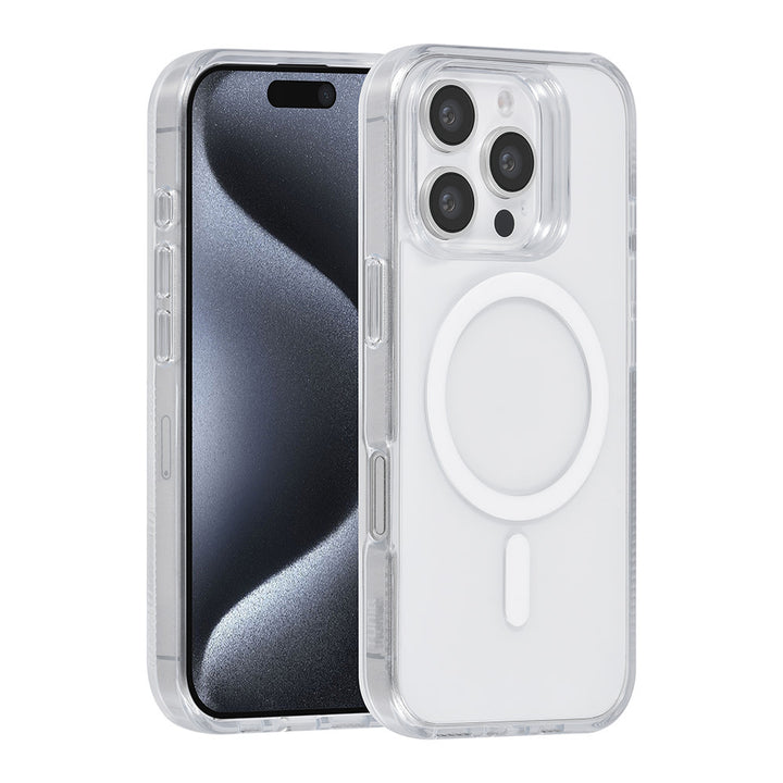 TUNIQ iPhone 16 Pro Backcover hoesje Magsafe silicone - Wit-Hoesjes-Ilumina Benelux