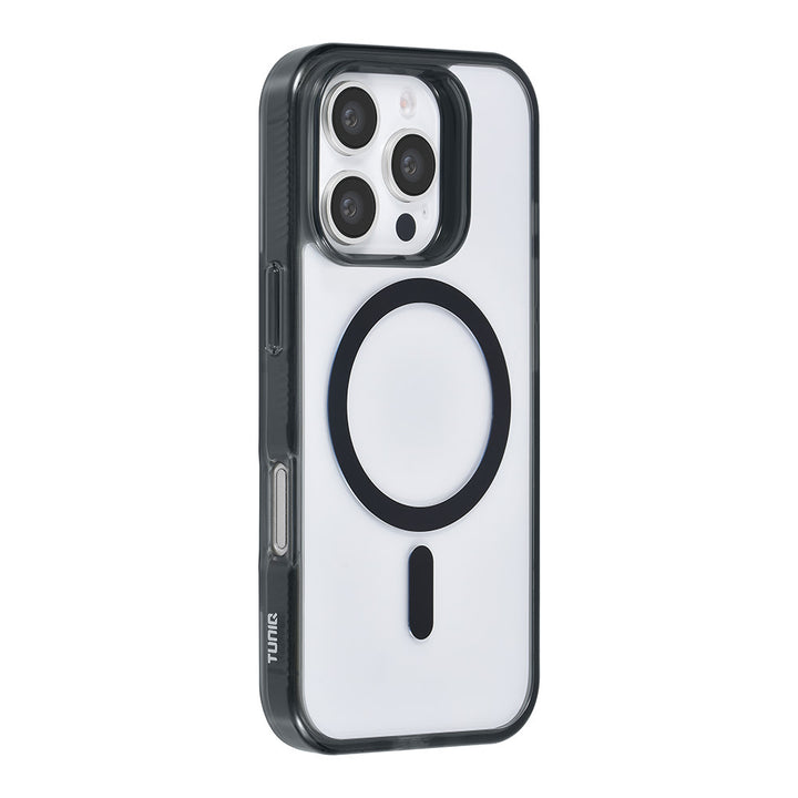 TUNIQ iPhone 16 Pro Backcover hoesje Magsafe silicone - Zwart-Hoesjes-Ilumina Benelux