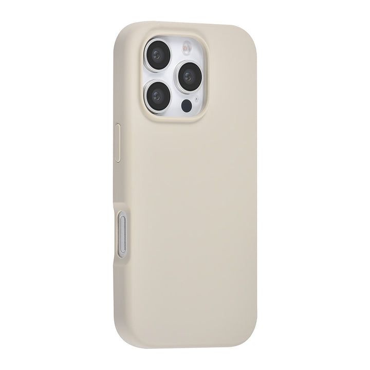 TUNIQ iPhone 16 Pro Backcover hoesje Premium Liquid silicone - Beige-Hoesjes-Ilumina Benelux