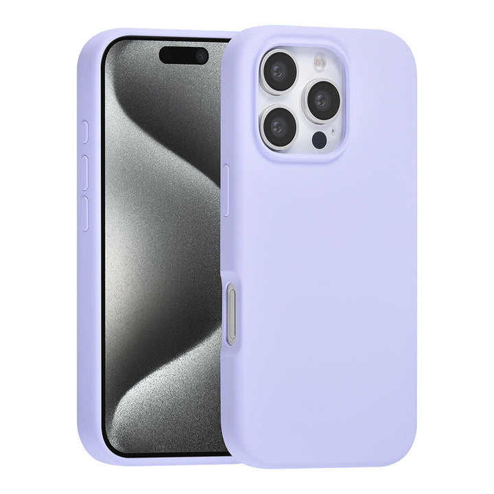 TUNIQ iPhone 16 Pro Backcover hoesje Premium Liquid silicone - Paars-Hoesjes-Ilumina Benelux
