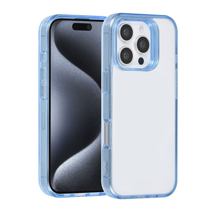 TUNIQ iPhone 16 Pro Backcover hoesje Silicone - Blauw-Hoesjes-Ilumina Benelux