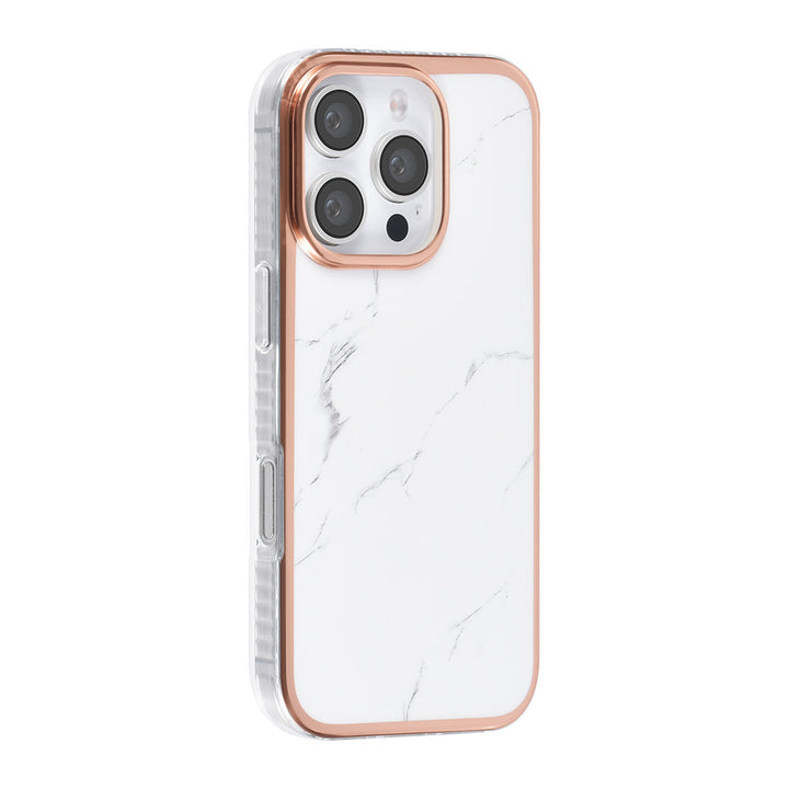 TUNIQ iPhone 16 Pro Backcover hoesje Silicone - Marble-Hoesjes-Ilumina Benelux