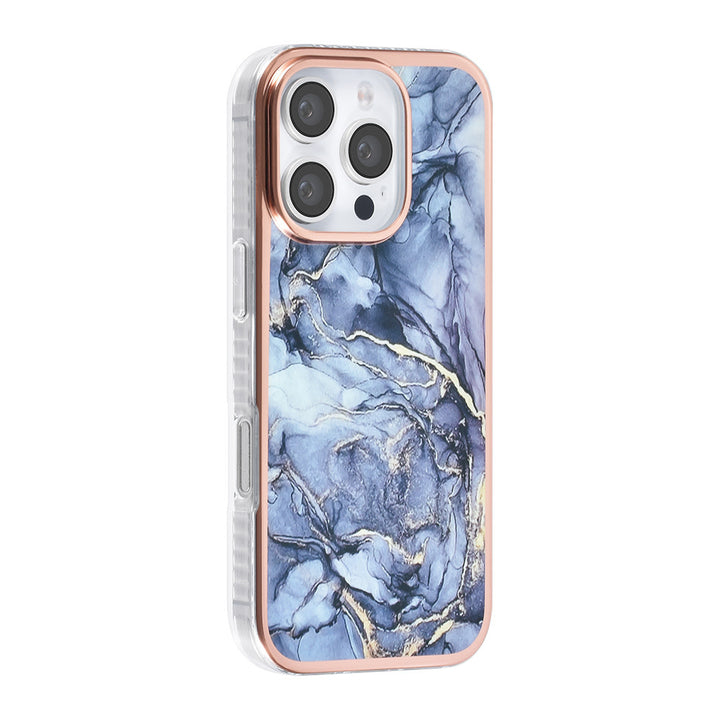 TUNIQ iPhone 16 Pro Backcover hoesje Silicone - Marble Grey-Hoesjes-Ilumina Benelux