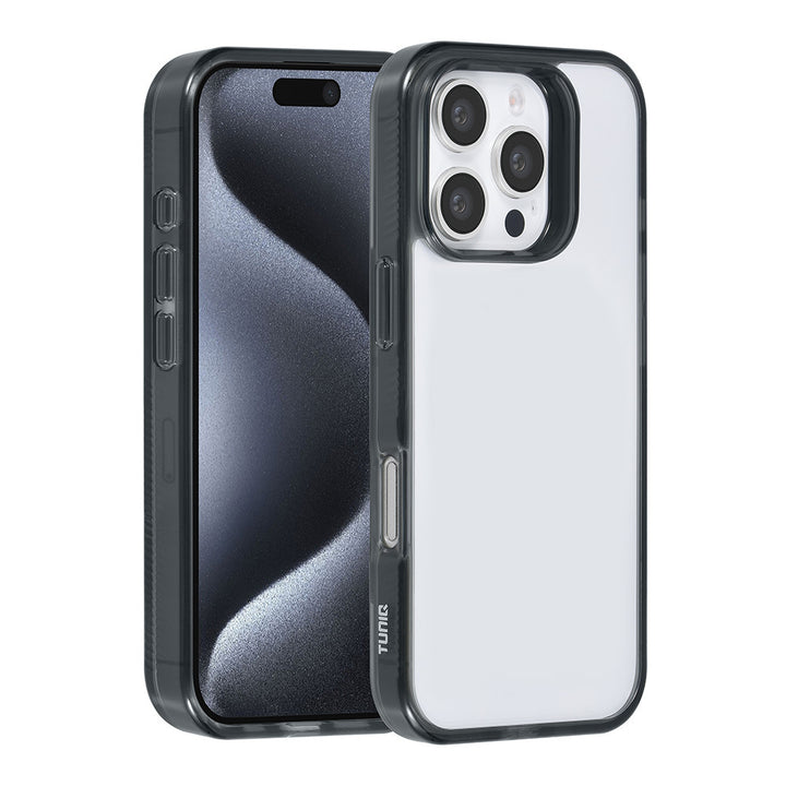 TUNIQ iPhone 16 Pro Backcover hoesje Silicone - Zwart-Hoesjes-Ilumina Benelux