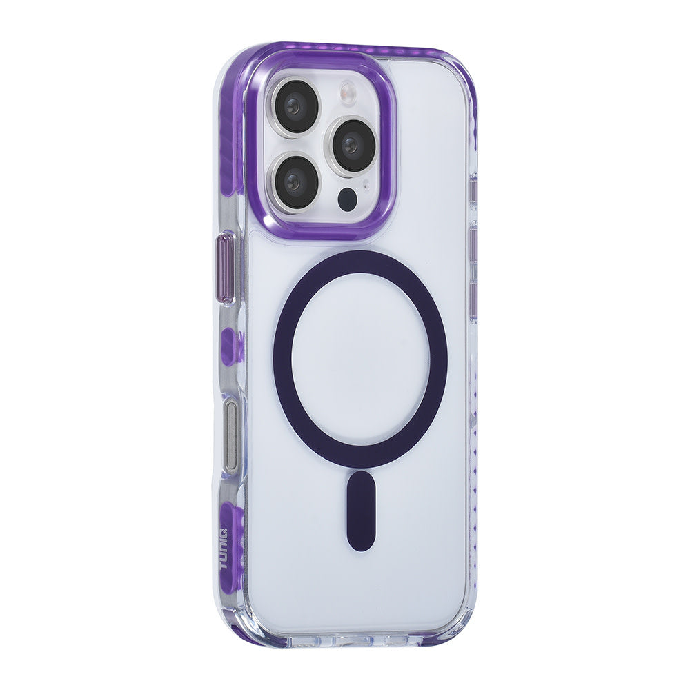 TUNIQ iPhone 16 Pro Backcover hoesje neck cord -TPU+PC - Paars-Hoesjes-Ilumina Benelux