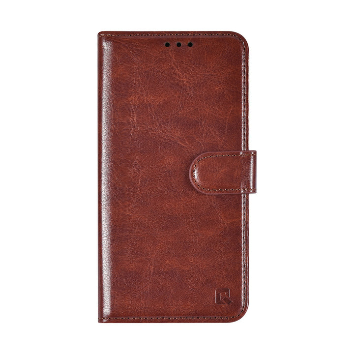 TUNIQ iPhone 16 Pro Book Case hoesje Pasjeshouder voor 3 pasjes - Hanger - Bruin-Hoesjes-Ilumina Benelux
