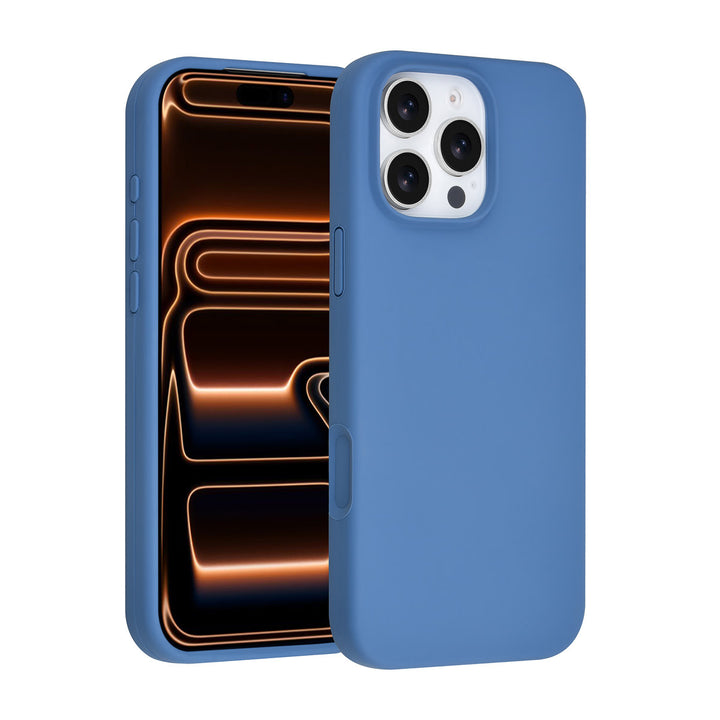 TUNIQ iPhone 16 Pro Max Backcover hoesje - Full Silicone - Blauw-Hoesjes-Ilumina Benelux