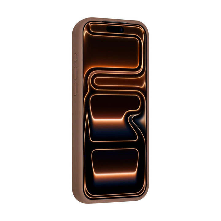 TUNIQ iPhone 16 Pro Max Backcover hoesje - Full Silicone - Bruin-Hoesjes-Ilumina Benelux