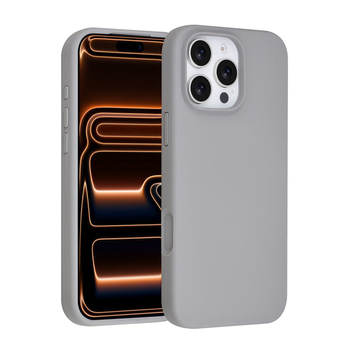 TUNIQ iPhone 16 Pro Max Backcover hoesje - Full Silicone - Grijs-Hoesjes-Ilumina Benelux