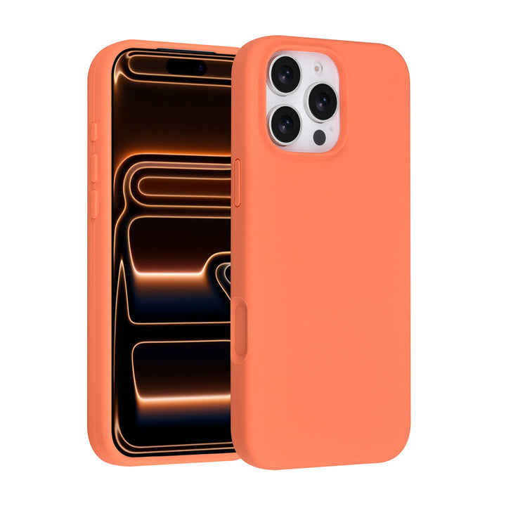 TUNIQ iPhone 16 Pro Max Backcover hoesje - Full Silicone - Oranje-Hoesjes-Ilumina Benelux