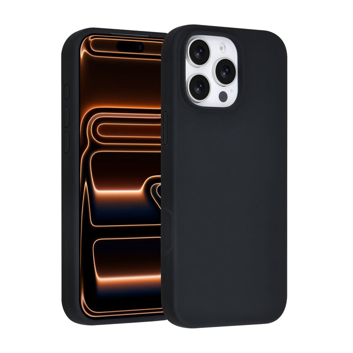 TUNIQ iPhone 16 Pro Max Backcover hoesje - Full Silicone - Zwart-Hoesjes-Ilumina Benelux