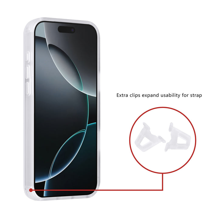 TUNIQ iPhone 16 Pro Max Backcover hoesje - Magsafe - Carbon Fiber - Shockproof - Wit-Hoesjes-Ilumina Benelux