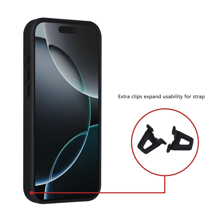 TUNIQ iPhone 16 Pro Max Backcover hoesje - Magsafe - Carbon Fiber - Shockproof - Zwart-Hoesjes-Ilumina Benelux