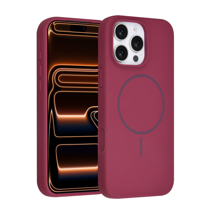 TUNIQ iPhone 16 Pro Max Backcover hoesje - Magsafe - Full Silicone - Paars-Hoesjes-Ilumina Benelux