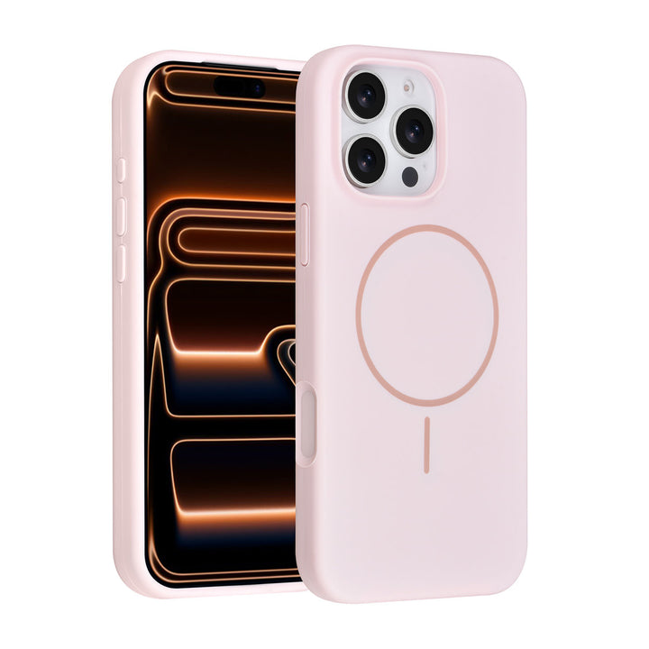 TUNIQ iPhone 16 Pro Max Backcover hoesje - Magsafe - Full Silicone - Roze-Hoesjes-Ilumina Benelux