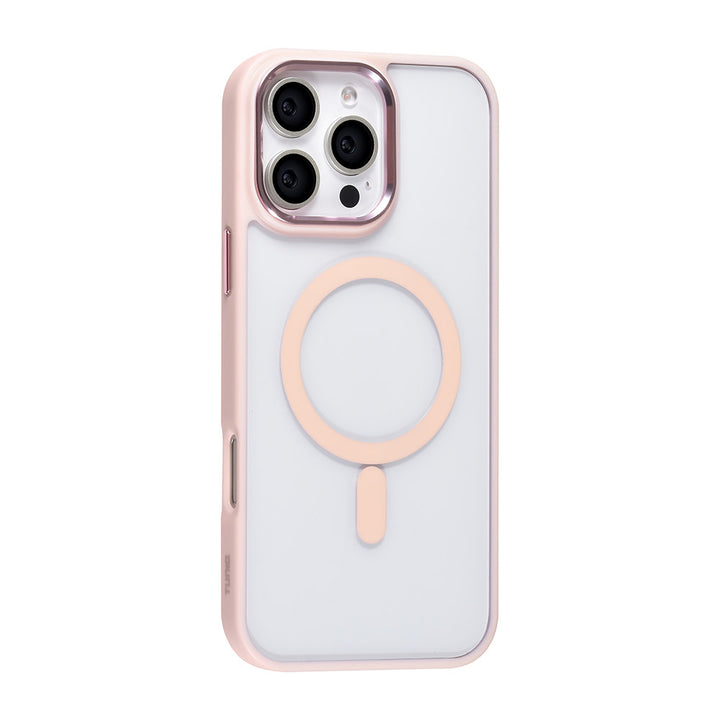 TUNIQ iPhone 16 Pro Max Backcover hoesje - Magsafe - Silicone - Roze-Hoesjes-Ilumina Benelux